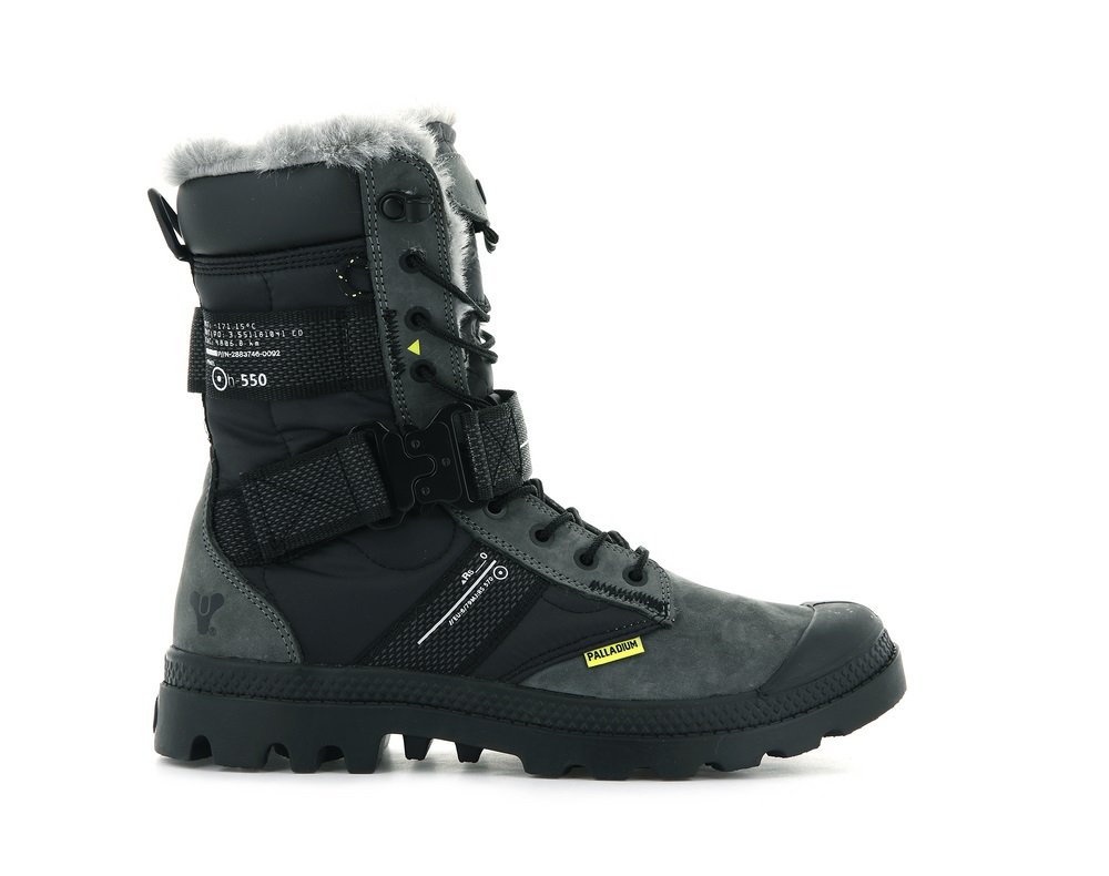 Botas De Invierno Palladium PAMPA EUROPA TACTICAL Mujer Negras | Costa Rica-71039